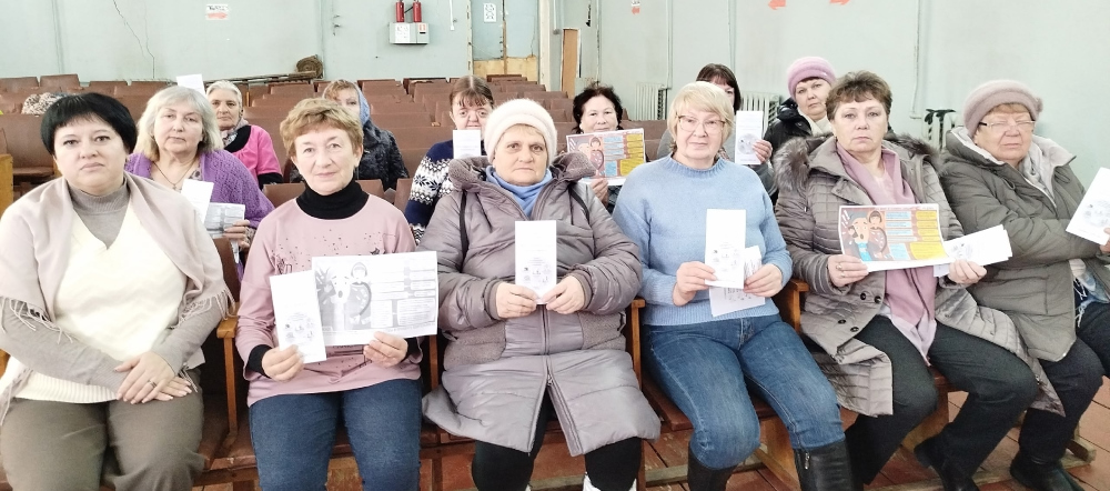 Беседа «Популярные схемы мошенников» для старшего поколения в с. Надежино